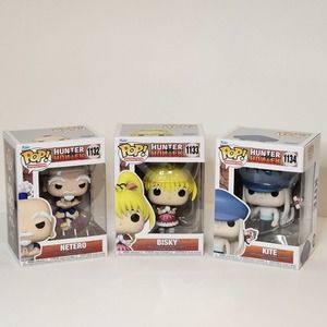 Funco Pop: Hunter x Hunter bundle with Bisky, Kite and Netero